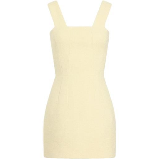 Patou abito corto con spalline - giallo