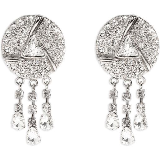 Doyomtoy Orecchini A Clip Con 7 Cristalli Argento – Bigiotteria Donna Con Zirconi, Eleganti E Punk, Regalo Per Ragazze