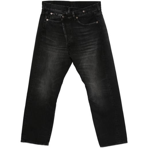 R13 jeans con cintura - nero