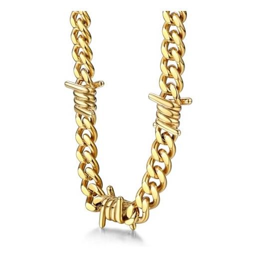 Collana oro giallo 18 kt Donna maglia piatta 45 cm 12 gr