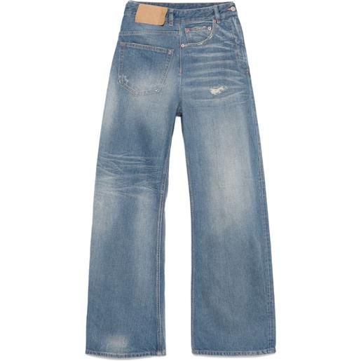 MM6 Maison Margiela jeans twist - blu