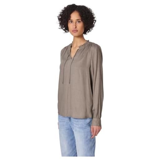 Street One camicetta con dettaglio volant light terra mocha mel. 40