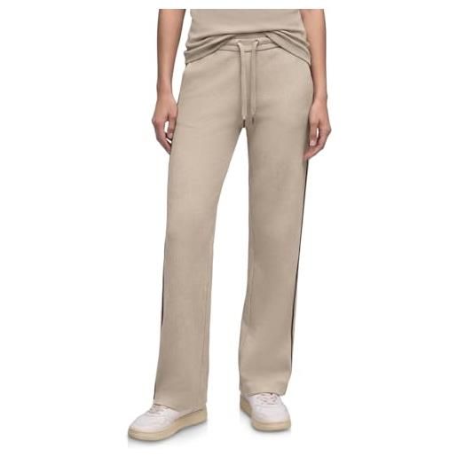 Street One straight leg pantaloni cotone beige 40