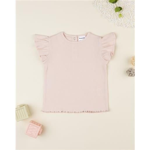 Prénatal t-shirt bimba rosa a costina