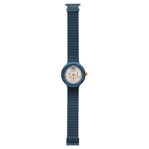 Hip Hop Xman Orologio Uomo 42mm – Cinturino In Silicone Intercambiabile E Quadrante Azzurro