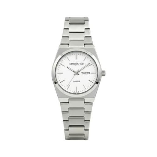 Orologio Uomo Con Cronografo E Quadrante Quadrato – Cassa In Lega 48,5 Mm – Cinturino In Acciaio – Lancette Luminose E Data – Con Confezione Regalo - 4