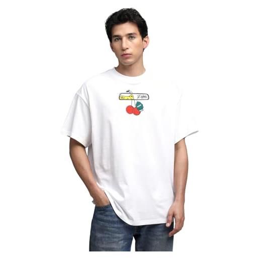 PUMA t-shirt commissioner dylan iii da uomo xs, white