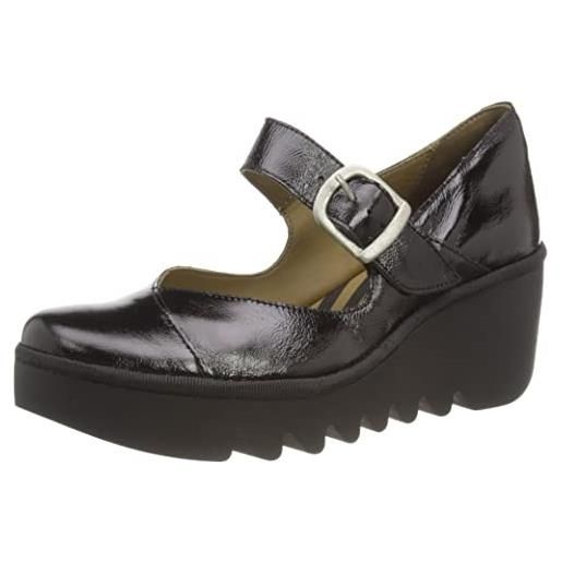 Fly London baxe428fly, scarpe décolleté donna, nero, 40 eu