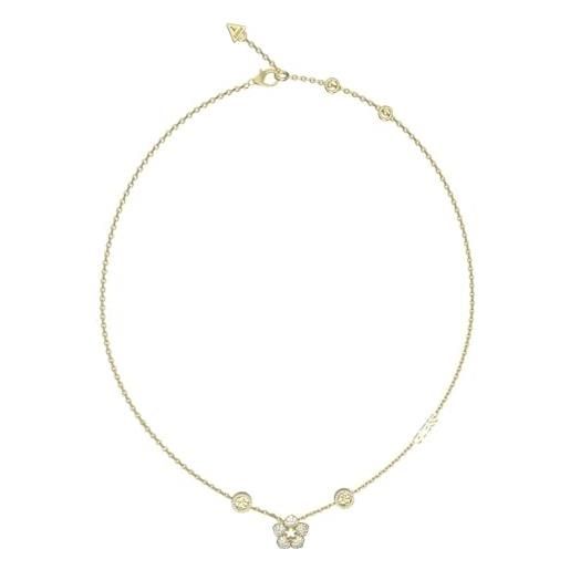 Collana da donna Guess WONDERLIGHTS, talla unica, Acciaio inossidabile, Cristallo, es_MX