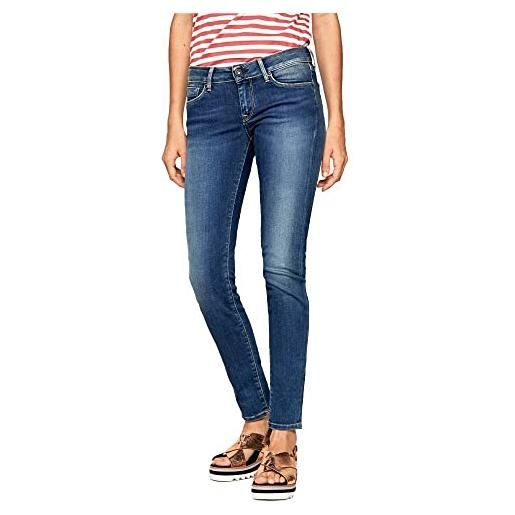 Pepe Jeans soho, pantaloni donna, blue (denim-h45), 28w / 30l