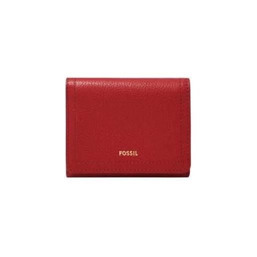 Portamonete A Cuore In PU Rosso | Con Cerniera | Accessorio Moda Donna | 12x11x3 Cm - 5