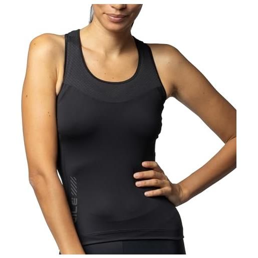 ALE' alé cycling canotta da donna pragma a blocchi di colore, nero, s
