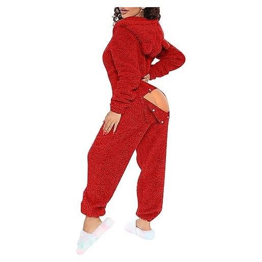 Funziez!, Tuta Intera per Adulti, Aderente, per Halloween, a Forma di Animale di Peluche, Costume per Cosplay per Donne e Uomini, Mucca, Small