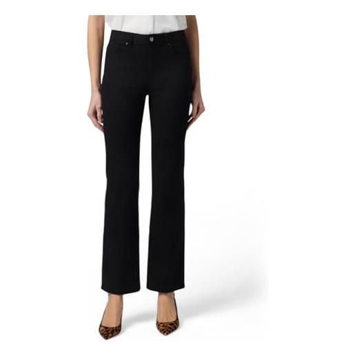 Oltre: pantaloni regular misto tencel nero. 42 stagione primavera estate 2025. 