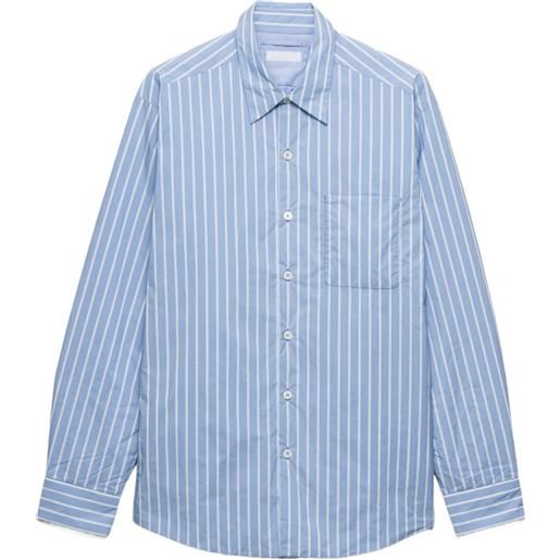 Prada camicia re-nylon - blu