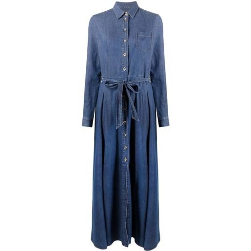 Philipp Plein chemisier denim - blu
