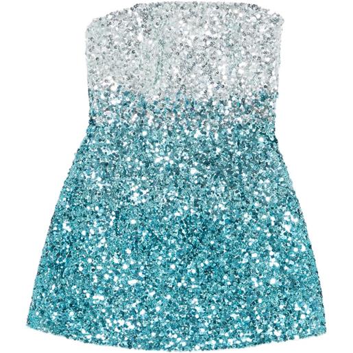 Retrofete abito corto tancy - blu