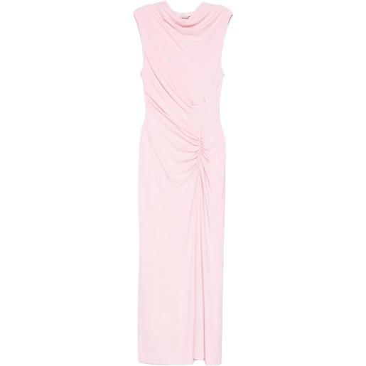 Simkhai abito midi acacia drappeggiato - rosa