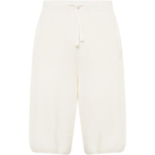 Laneus shorts con coulisse - toni neutri