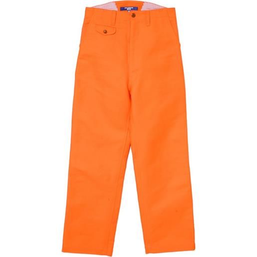 Junya Watanabe MAN pantaloni in cotone - arancione