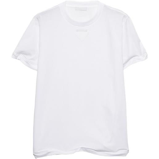 Prada t-shirt shapeable - bianco