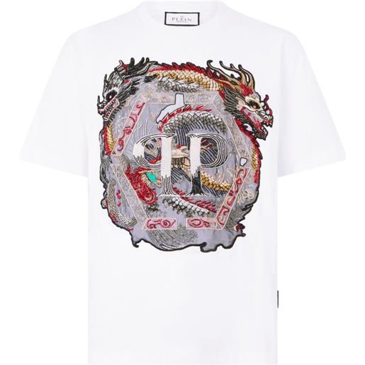 Philipp Plein t-shirt girocollo - bianco