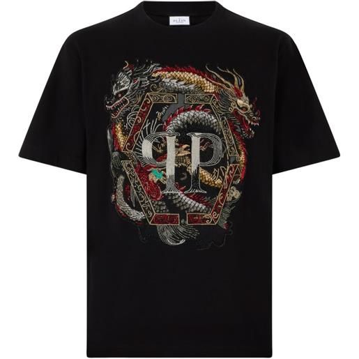 Philipp Plein t-shirt girocollo - nero