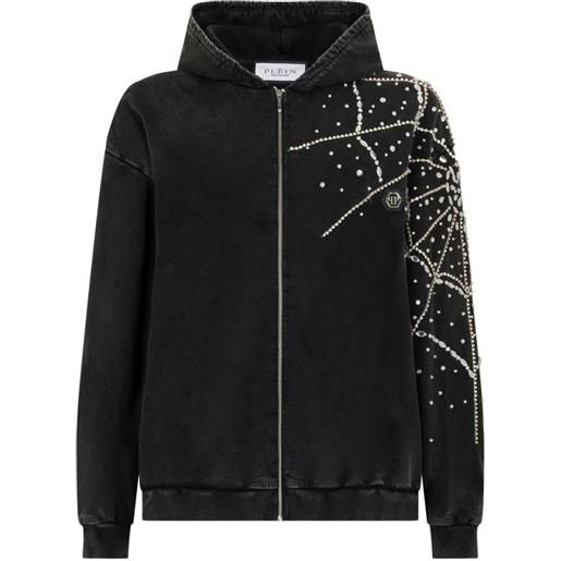 Philipp Plein felpa con zip - nero