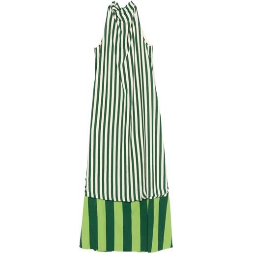 Simon Miller abito midi mona a righe - verde