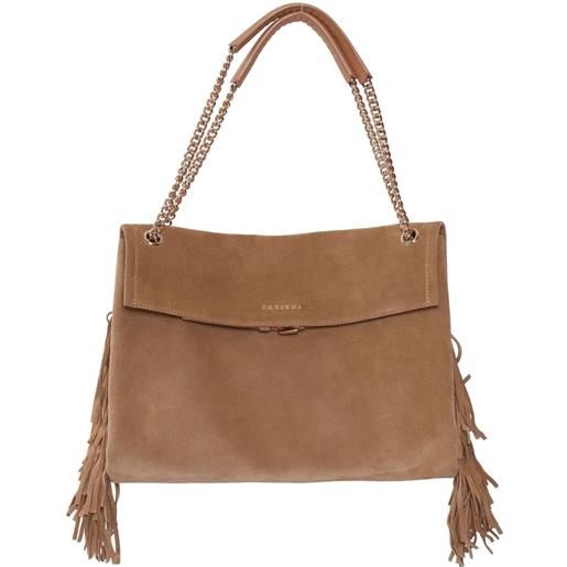 Orciani borsa a spalla venus peach - toni neutri