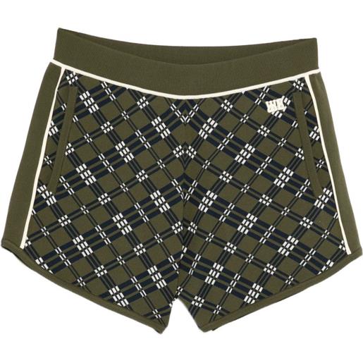 Wales Bonner shorts power a quadri - verde