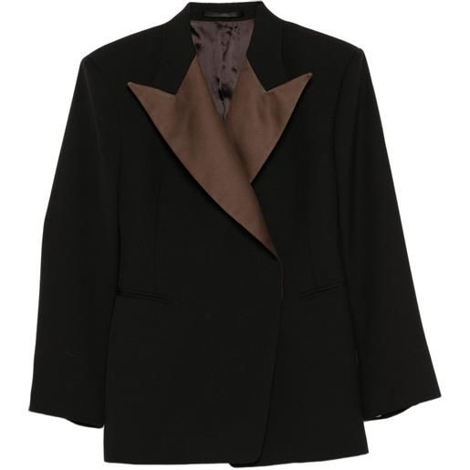 Wales Bonner blazer con bottoni - nero
