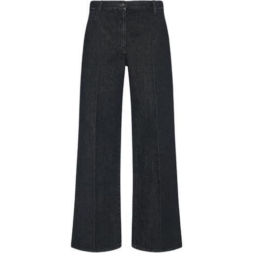 The Row jeans dritti vita - nero