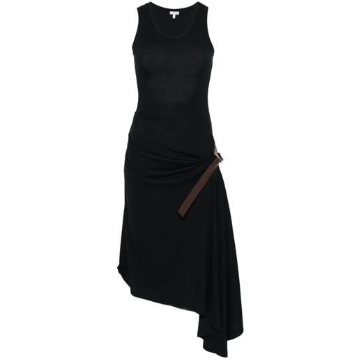 LOEWE abito midi tank smanicato - nero