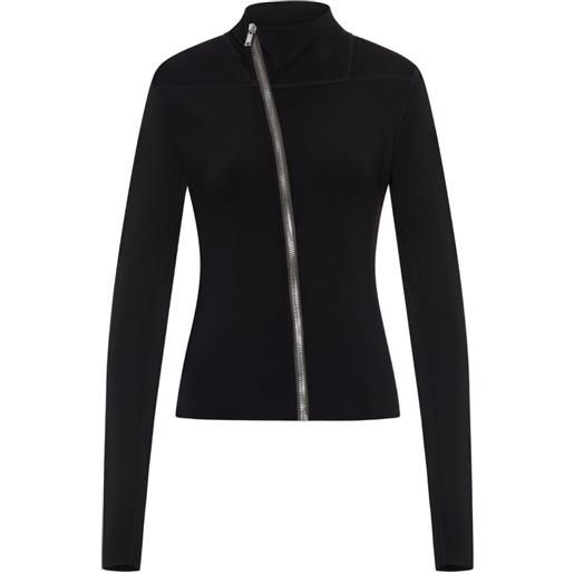 Rick Owens giacca gary con zip - nero