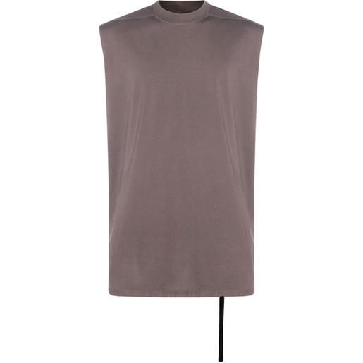 Rick Owens DRKSHDW canotta smanicata - marrone