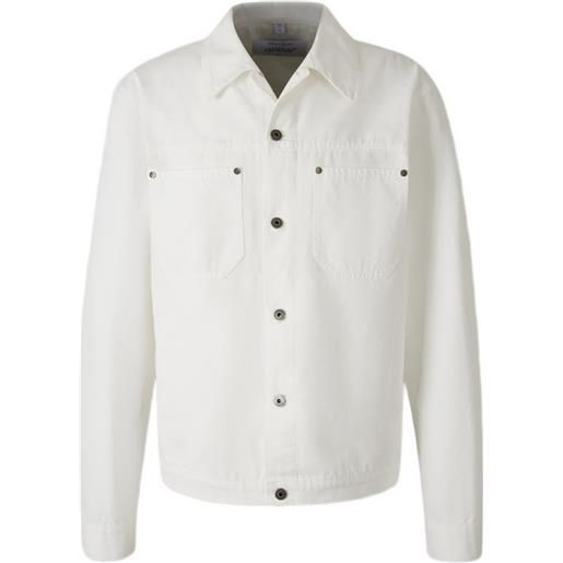 Off-White giacca denim half arrow - bianco