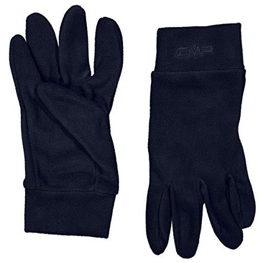 CMP - guanti in pile da donna, black blue, s