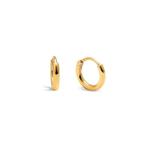 Orecchini A Cerchio Ovali Con Margherita In Argento Sterling 925 - Design Vintage Filigrana - Gioielli Ipoallergenici Per Donna - Regalo Con Scatola - 4