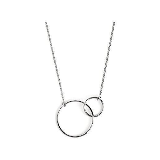 Collana Porta-Anelli A Forma Di Cuore – Gioiello Multiuso In Acciaio Al Titanio Per Matrimonio E Proposte – Regalo Per Moglie O Fidanzata