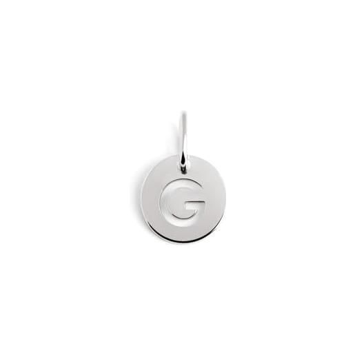 Collana B.Catcher Con Iniziale E Zirconia Cubica - Argento Sterling 925 - Ciondolo Lettera Staccabile - Lunghezza Catena 45 Cm - Regalo Per Donna