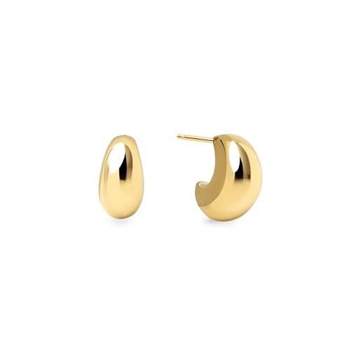 Sif Giacobbe Jewellery donna orecchini Bobbio due con zirconi