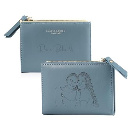Roffatide Portafoglio Lungo Con Cerniera In Pelle Sintetica – 19x9,5x2 Cm, Stampato Con Personaggi Anime, 3 Scomparti E 8 Tasche Per Carte - 5