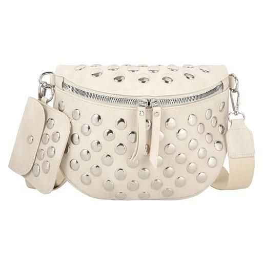 Marsupio Donna Con Paillettes Scintillanti – Cinghia Regolabile, Multifunzione A Tracolla, Rosa, Dimensioni 33x10x15 Cm, In Pelle PU, Per Festival E Viaggi - 3