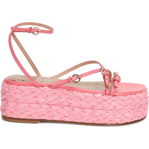 RED(V) espadrilles con plateau - rosa