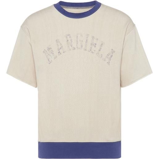 Maison Margiela felpa girocollo - toni neutri