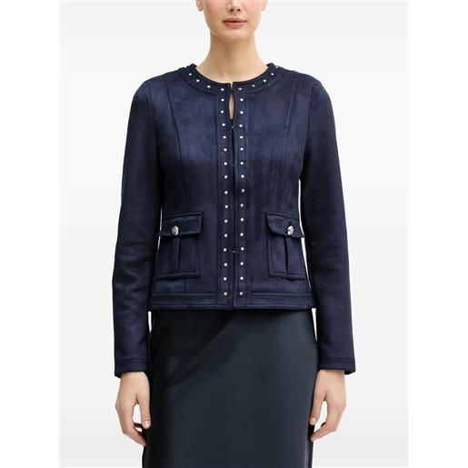 Joseph Ribkoff giacca con borchie - blu