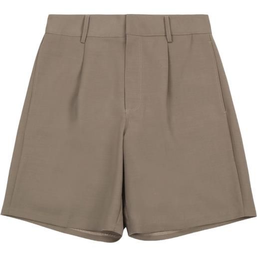 ENTIRE STUDIOS shorts sartoriali con pieghe - toni neutri