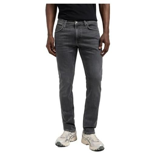 Lee luke, jeans uomo, rinse blue denim, 32w / 34l
