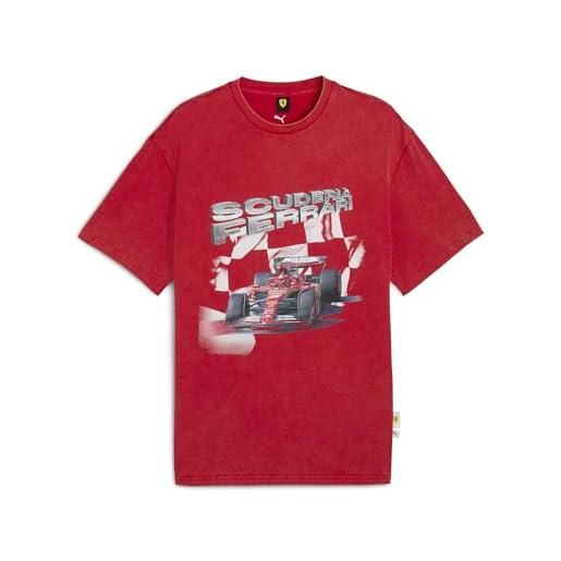 Puma ferrari sportswear graphic tee ii - maglietta da uomo (confezione da 1)